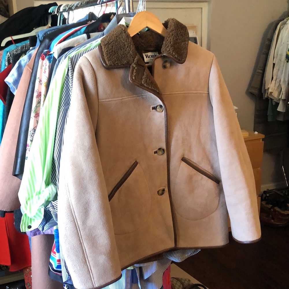 Rouje Fredo Suede Shearling Jacket